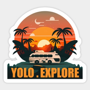 Yolo - Explore Sticker